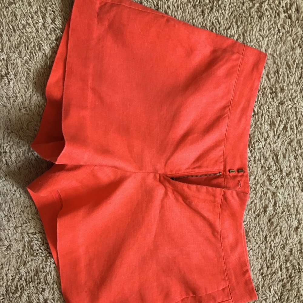 Size 2 Joie Mid Rise Linen Shorts